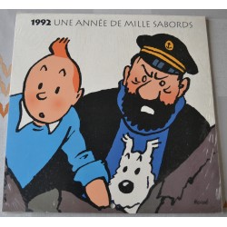 Tintin calendrier 1992