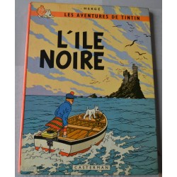 Tintin l'ile Noire B36 1966