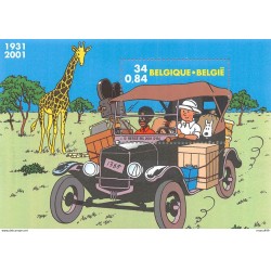 Feuillet Timbre Belgique "...