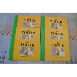 Tintin ensemble de 6 cartes...