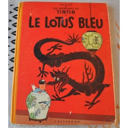 Tintin le Lotus bleu B10 1954