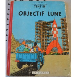 Tintin Objectif Lune B11 1954